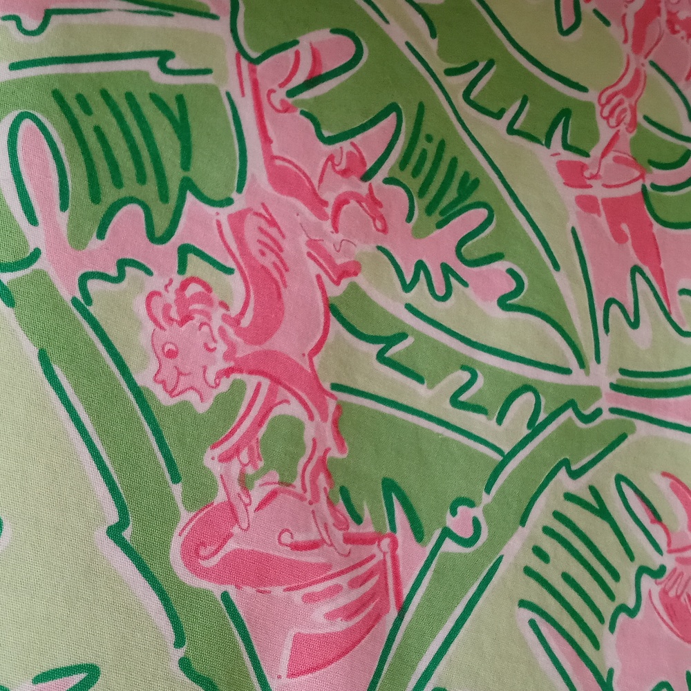 🐒VTG/RARE Lilly Pulitzer🐒 - "Musical Monkeys" Sleeveless Shift Dress - Picture 7 of 15